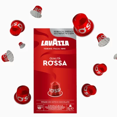 Italexpresso - Café en Capsule Qualita Rossa 10 Capsules – Lavazza au Marrakech Maroc