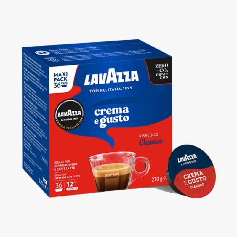 Italexpresso - Lavazza A modo Mio Crema e Gusto 36 unités unités au Marrakech Maroc